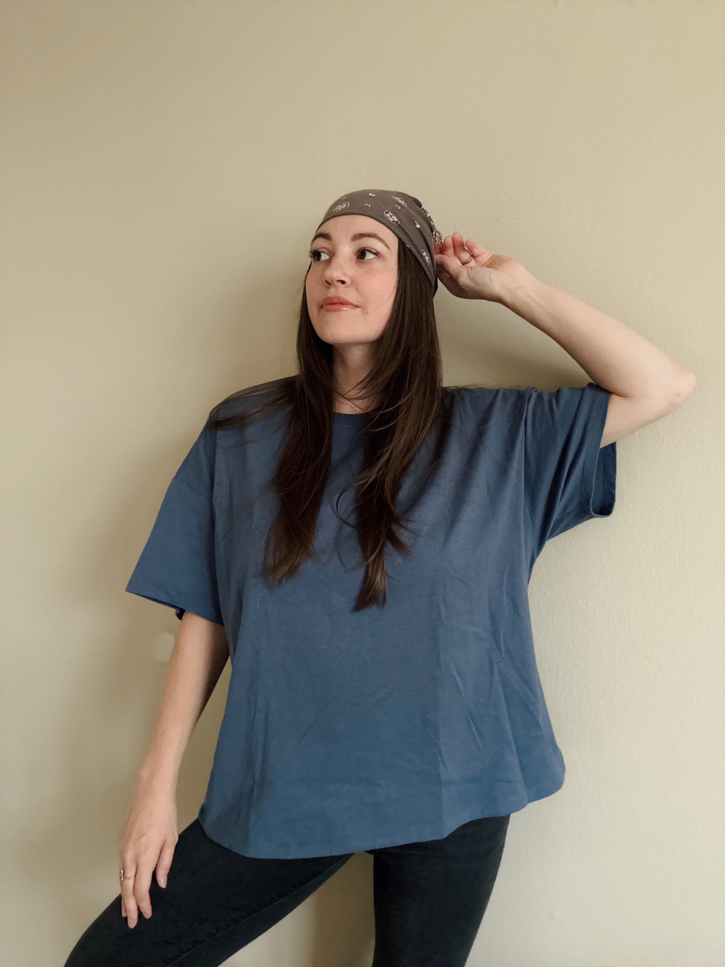 Easy Going Tee in Dusty Navy