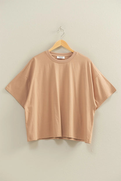 Easy Going Tee in Dark Taupe